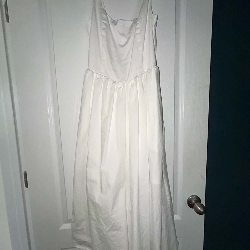 Francesca's Collections White Midi Dress